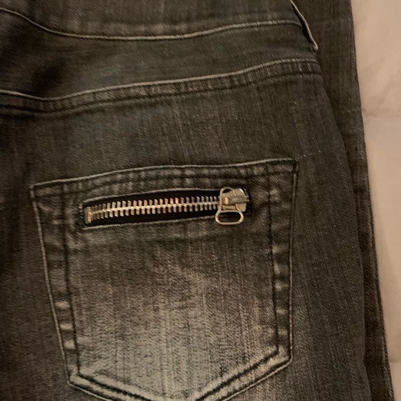 Balmain Gray Cotton Blend Jeans - Picture 7 of 14